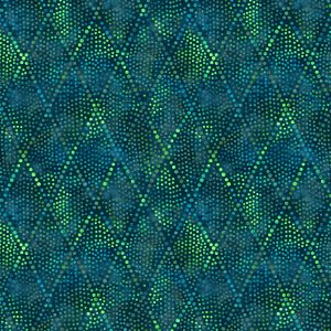 Essentials 108" - Diamond Dots Teal - Wideback