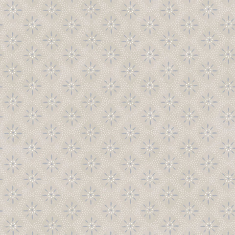 Patchwork Blue - Tan Tiles