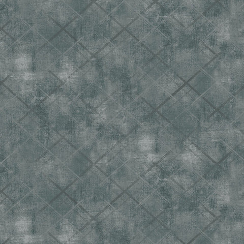 One Sister Basics - Light Teal Distressed Plaid