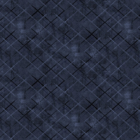 One Sister Basics - Indigo Distressed Plaid