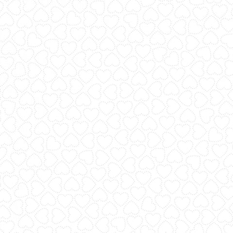 Solitaire - Ultra White Hearts