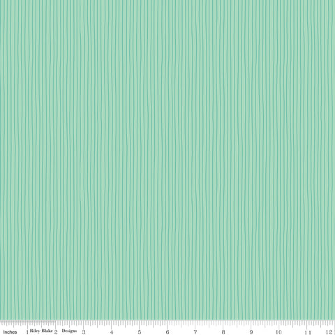 Swan Serenade - Stripe Mint