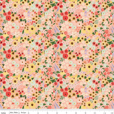 Homemade Floral - Coral