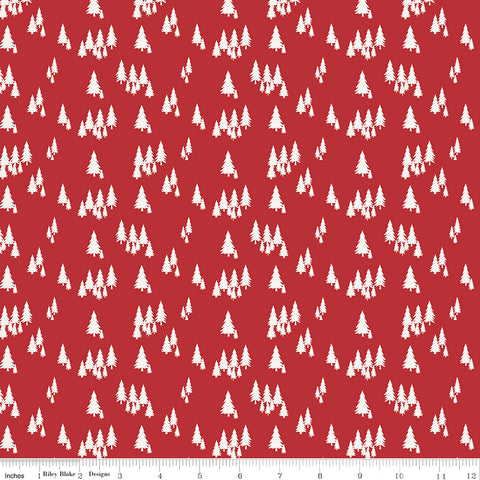 Woodsman - Trees Red