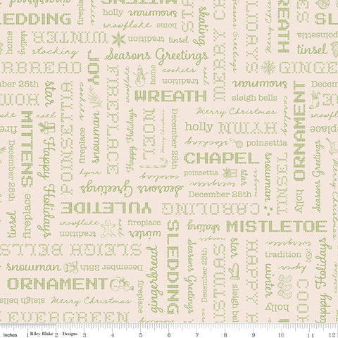 Home Town Holiday - Holiday Words Latte Christmas