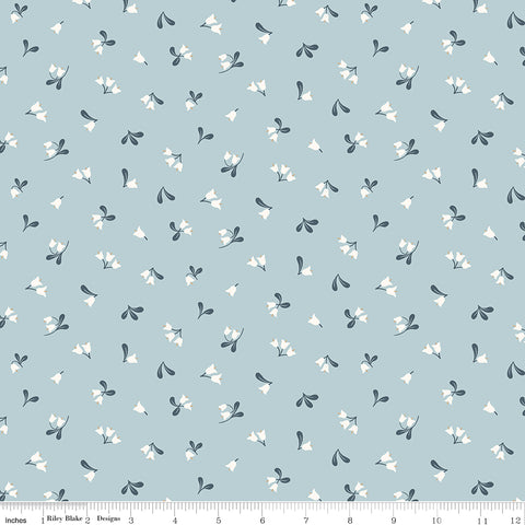 Forest Village - Lingonberry Floral Sky