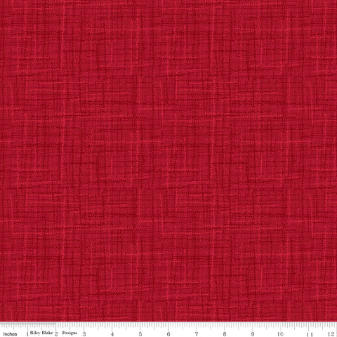 Grasscloth Cottons - Cranberry