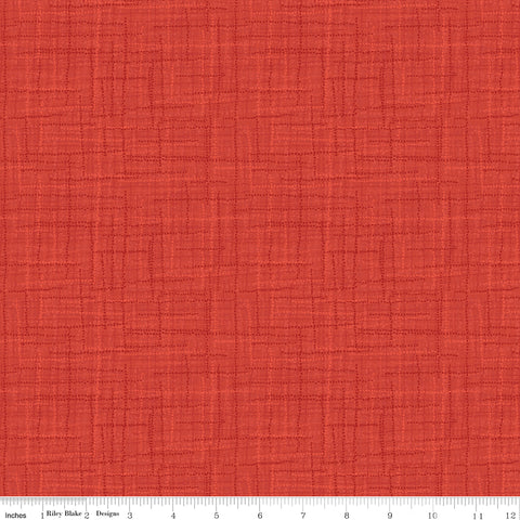 Grasscloth Cottons - Vermilion