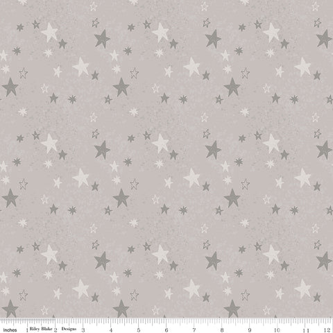 Flannel Safari Stargazing Boy Stars - Grey