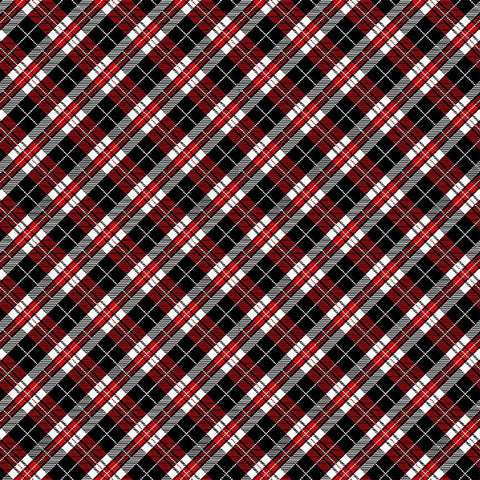 Gnome for the Holiday - Holiday Small Bias Plaid