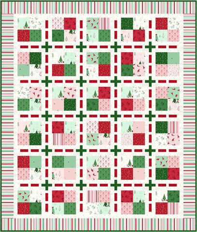 4-Patch Charm Quilt Pattern