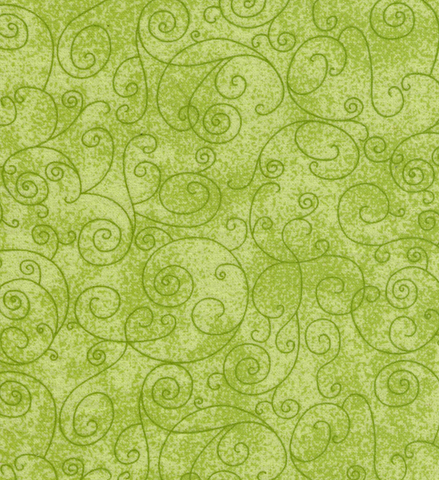 Willow - Lime - 108" Flannel Wide Back