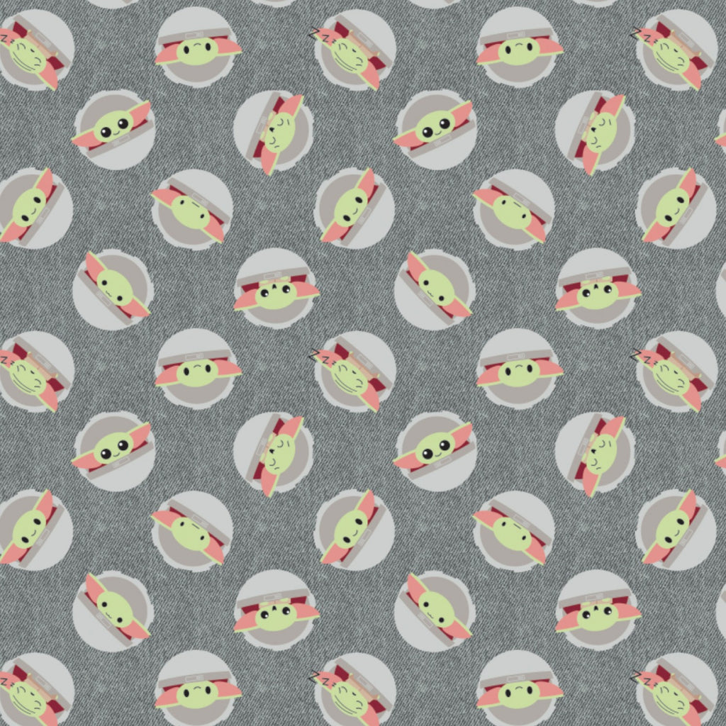 Grey Star Wars Mandalorian Baby Yoda Toss – Happy Wife Quilting