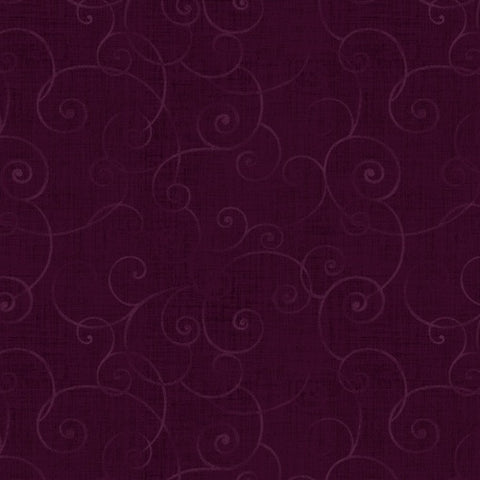 Whimsy Basics Swirl - Aubergine