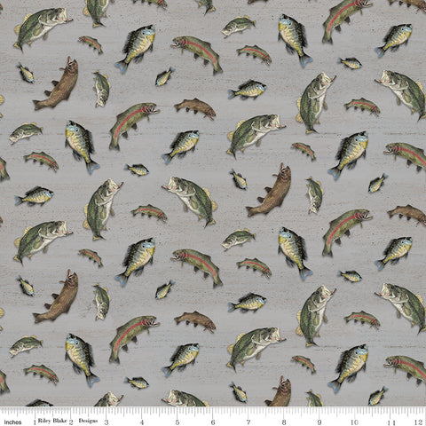 At The Lake - Fish Grey