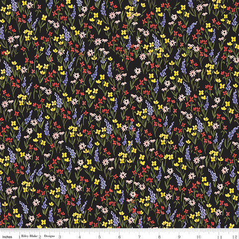 Beautiful Day - Floral Black