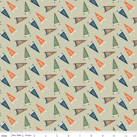 Adventure is Calling - Flags Khaki