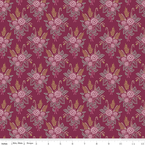 Whimsical Romance - Stipple Raspberry