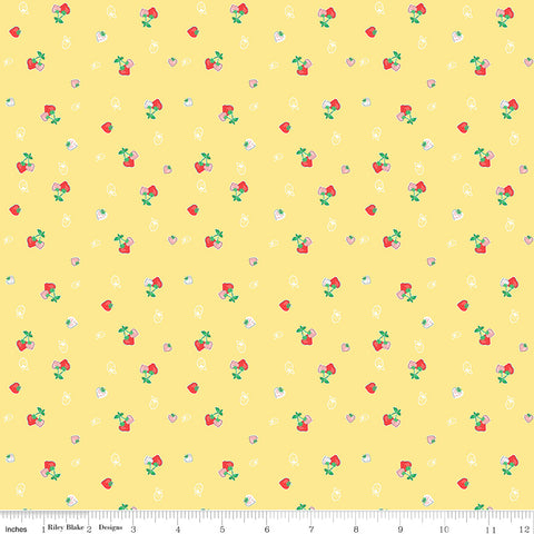 Quilt Fair - Strawberries Yellow