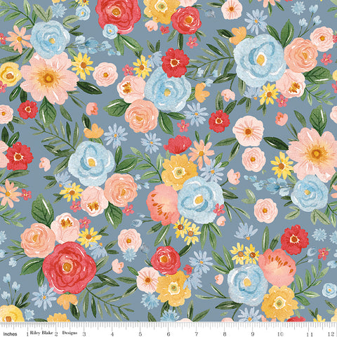 Flower Garden - Main Blue