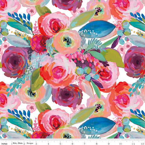 Blissful Blooms - Main White