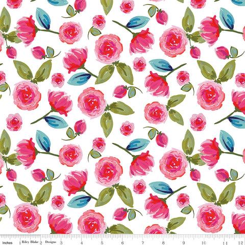 Blissful Blooms - Floral White
