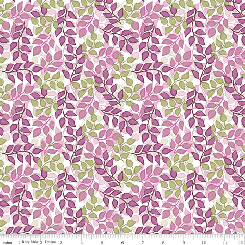 Blissful Blooms - Vines White