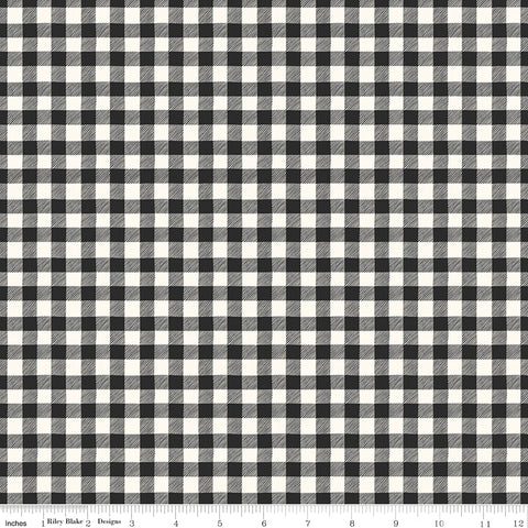 Bad To The Bone - Gingham Black