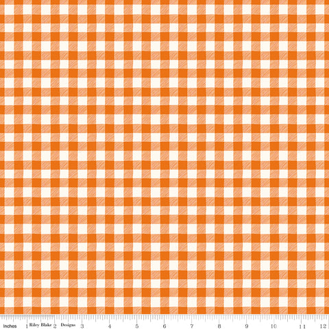 Bad To The Bone - Gingham Orange