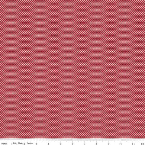 Bee Plaids - October Red