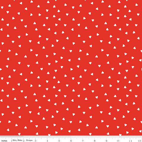 Be Mine Valentine - Small Hearts Red