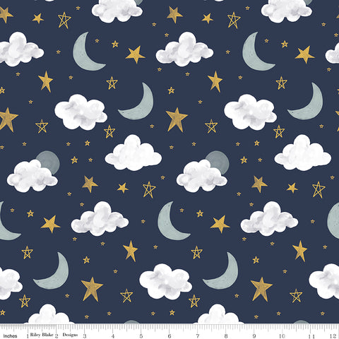 It's A Boy - Stars & Moon Navy