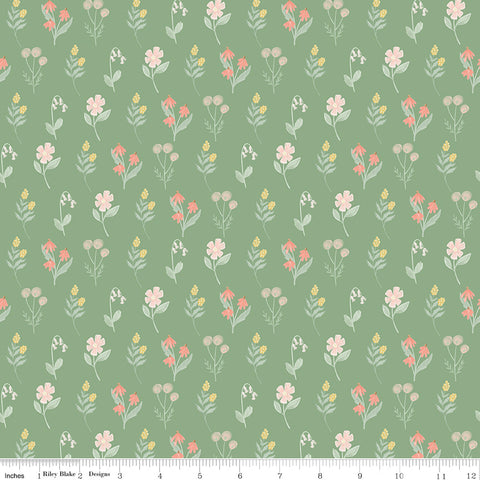 It's A Girl - Floral Sage