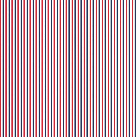 Stripe 1/8" - Colour Patriotic
