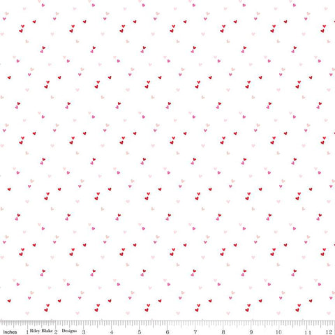 Seasonal Basic - Hearts White
