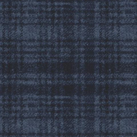 Woolies Flannel - Blue Windowpane