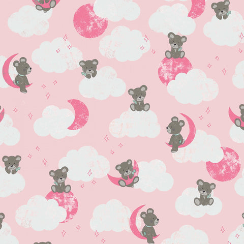 Sleep Tight - Main Pink Flannel