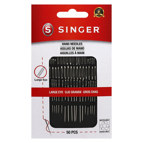 Singer Large Eye Hand Needles Assorted Sizes