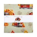 Covered Bridges in Fall - 10" Squares
