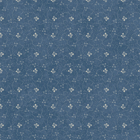 Patchwork Blue - Blue Leaf