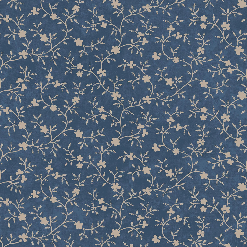 Patchwork Blue - Blue Vines – Happy Wife Quilting