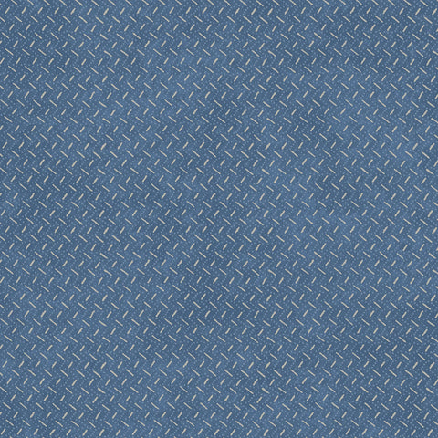 Patchwork Blue - Blue Dashed Texture