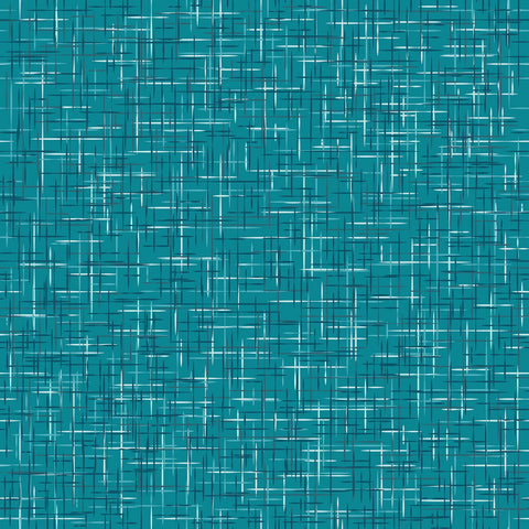 Linen Look - Tile Blue- 108"  Flannel Wide Back