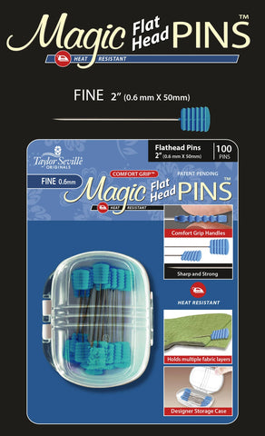 Magic Pins Flat Head Fine - 100 pieces