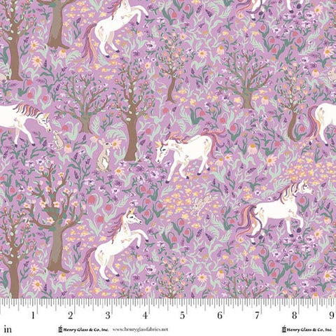 My Darling Unicorn - Lavender Unicorns in Forest