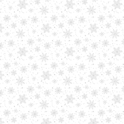 White on White Snowflakes