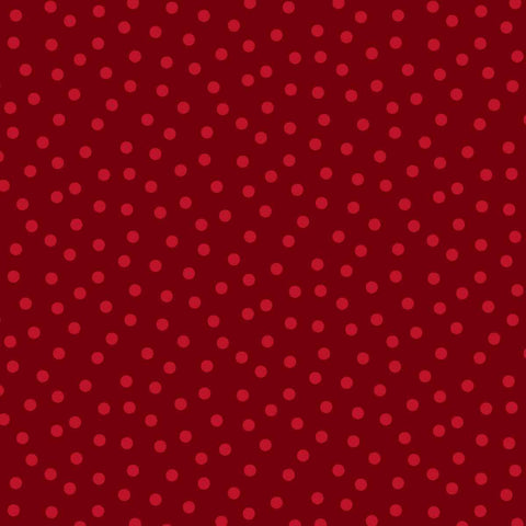 Nordic Holiday Village - Red On Red Dots