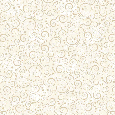 Nordic Holiday Village - Cream Mini Swirls