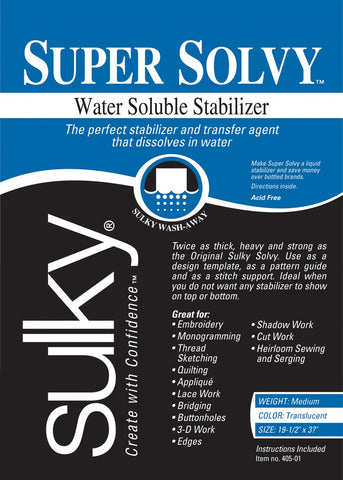 Super Solvy Water Soluble Stabilizer