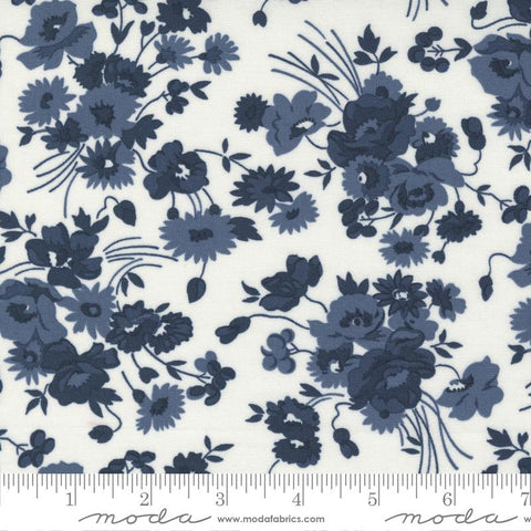 Nantucket Summer - Somerset Florals Cream Navy
